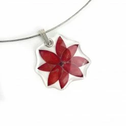 Petal Connection Necklace: Flower Pendant Jewelry 35 Petal Connection Necklace: Flower Pendant Jewelry