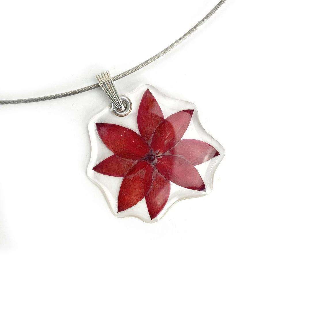 Petal Connection Necklace: Flower Pendant Jewelry 18 Petal Connection Necklace: Flower Pendant Jewelry