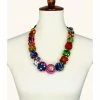 Pomegranate Moon Necklace: Multicolored