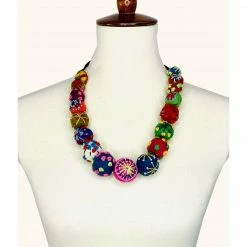 Pomegranate Moon Necklace: Multicolored