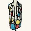 Extras Pomegranate Moon Scarf: Mondrian Inspired