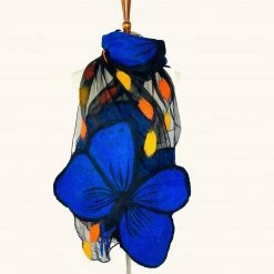 Pomegranate Moon Scarf: Morpho Butterfly