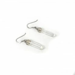 AAD Quartz Crystal & Sterling Dangles