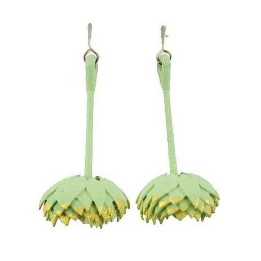 Collections Rachel Timmins Flower Dangles: Seafoam 3 Collections Rachel Timmins Flower Dangles: Seafoam