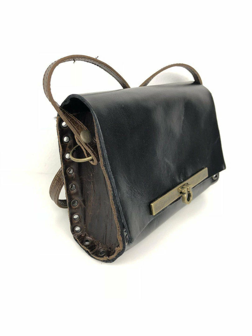 ESSE Purse Museum & Store Bags Rebel Designs Small Crossbody: Black 6 ESSE Purse Museum & Store Bags Rebel Designs Small Crossbody: Black