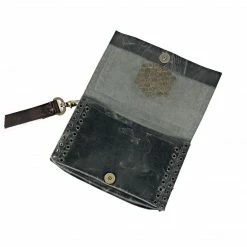 Bags Rebel Designs Studded Clutch: Gray
