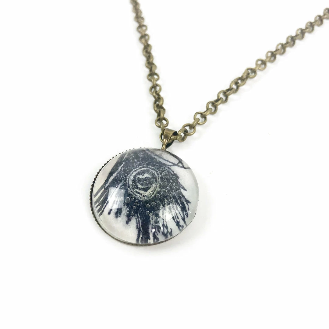 Jewelry Refugee Beads Necklace: Peacock Charm 4 Jewelry Refugee Beads Necklace: Peacock Charm