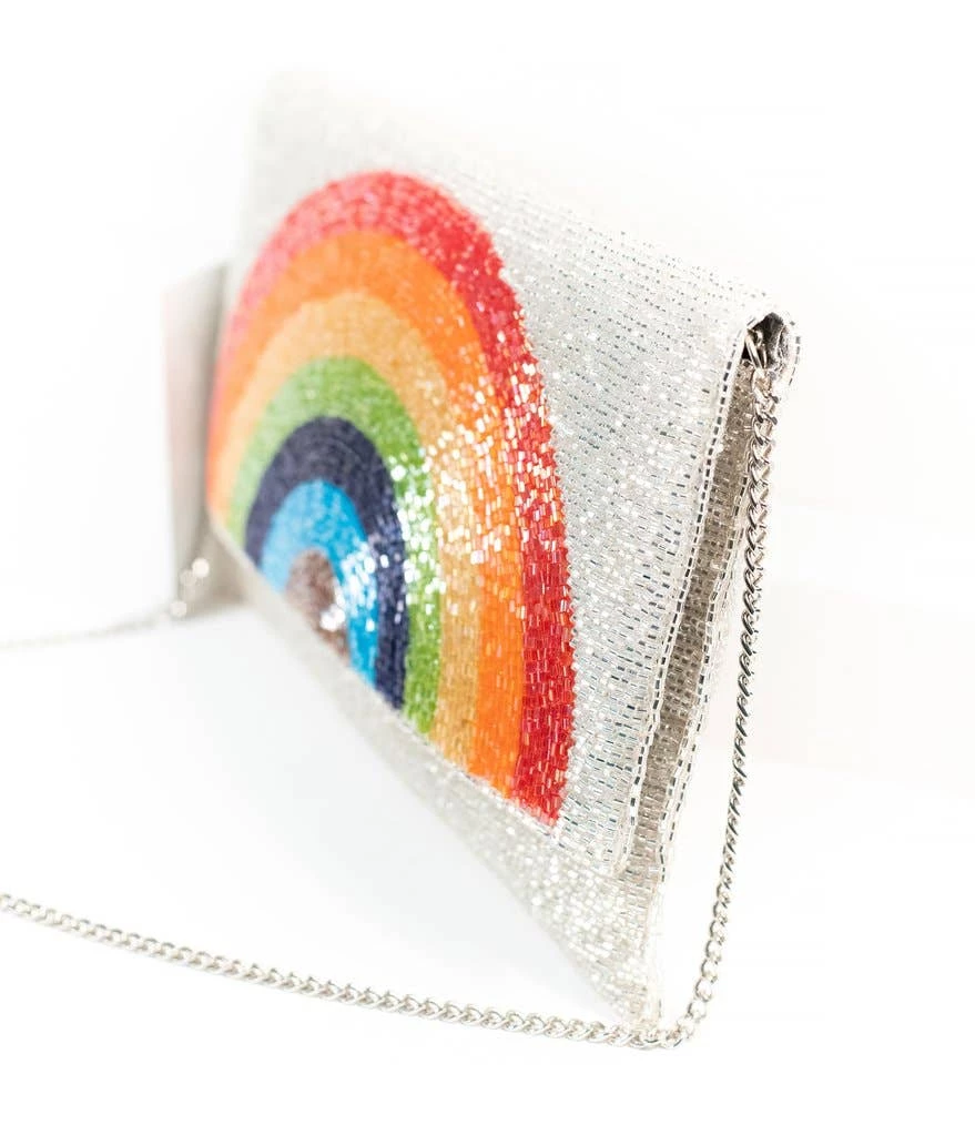 Bags Ricki Designs Bag: Beaded Rainbow Bag 5 Bags Ricki Designs Bag: Beaded Rainbow Bag