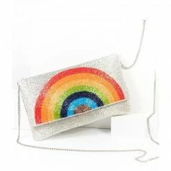 Bags Ricki Designs Bag: Beaded Rainbow Bag