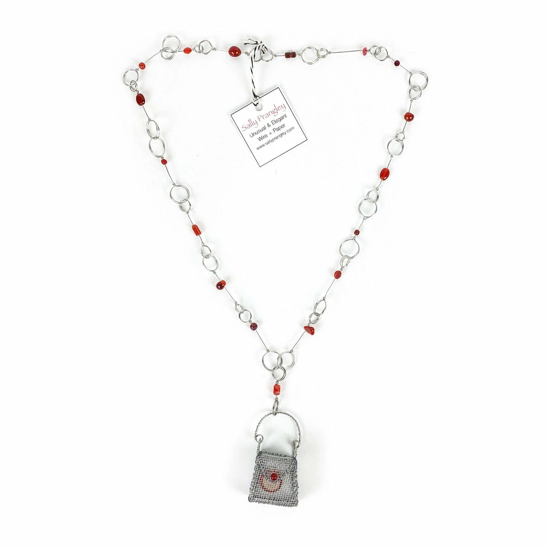Jewelry Sally Prangley Necklace: Purse 3 Jewelry Sally Prangley Necklace: Purse
