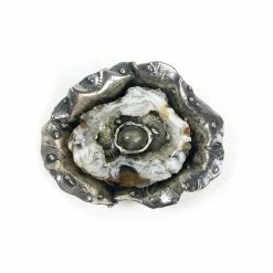 Sallye Mann Pendant: Geode And Moonstone