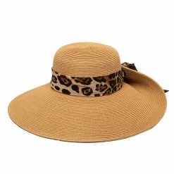 San Diego Hat Co. San Diego Hat Co: Fold Back Bow Sun Hat