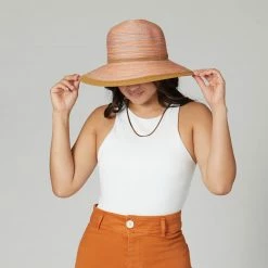 San Diego Hat Co. San Diego Hat Co: Mixed Brim Sun Hat