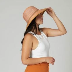 San Diego Hat Co. San Diego Hat Co: Mixed Brim Sun Hat