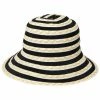 San Diego Hat Co. San Diego Hat Co: Ribbon ZigZag Straw Hat