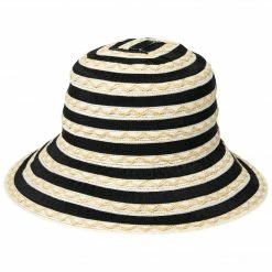 San Diego Hat Co. San Diego Hat Co: Ribbon ZigZag Straw Hat