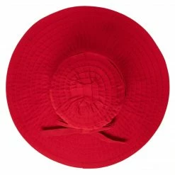 Extras San Diego Hat Co. Large Brim Ribbon Hat With Bow