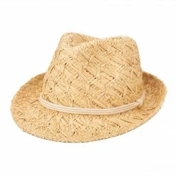 San Diego Hat Co. Sun Kissed Fedora With Cotton Trim
