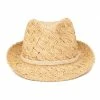 San Diego Hat Co. Sun Kissed Fedora With Cotton Trim