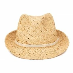 San Diego Hat Co. Sun Kissed Fedora With Cotton Trim