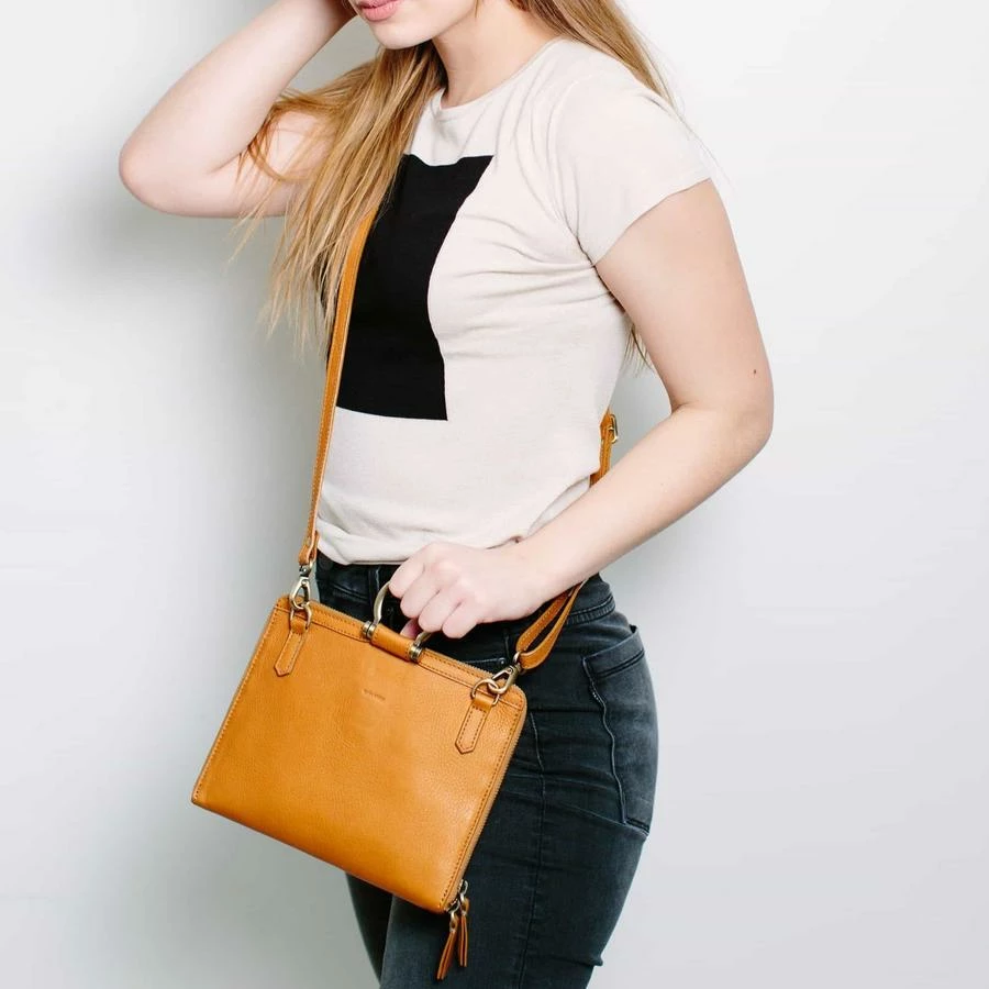 Sapahn Bag: Mini M Leather Crossbody 5 Sapahn Bag: Mini M Leather Crossbody