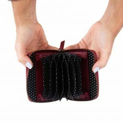 Sapahn Wallet: Morrison Leather Accordion Card Holder Wallets