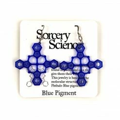 Sorcery Science Earrings: Blue Pigment