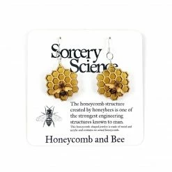 Sorcery Science Earrings: Honeycomb