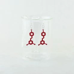Sorcery Science Earrings: Resveratrol (Red Wine) 7 Sorcery Science Earrings: Resveratrol (Red Wine)