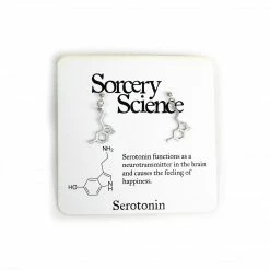 Jewelry Sorcery Science Earrings: Serotonin