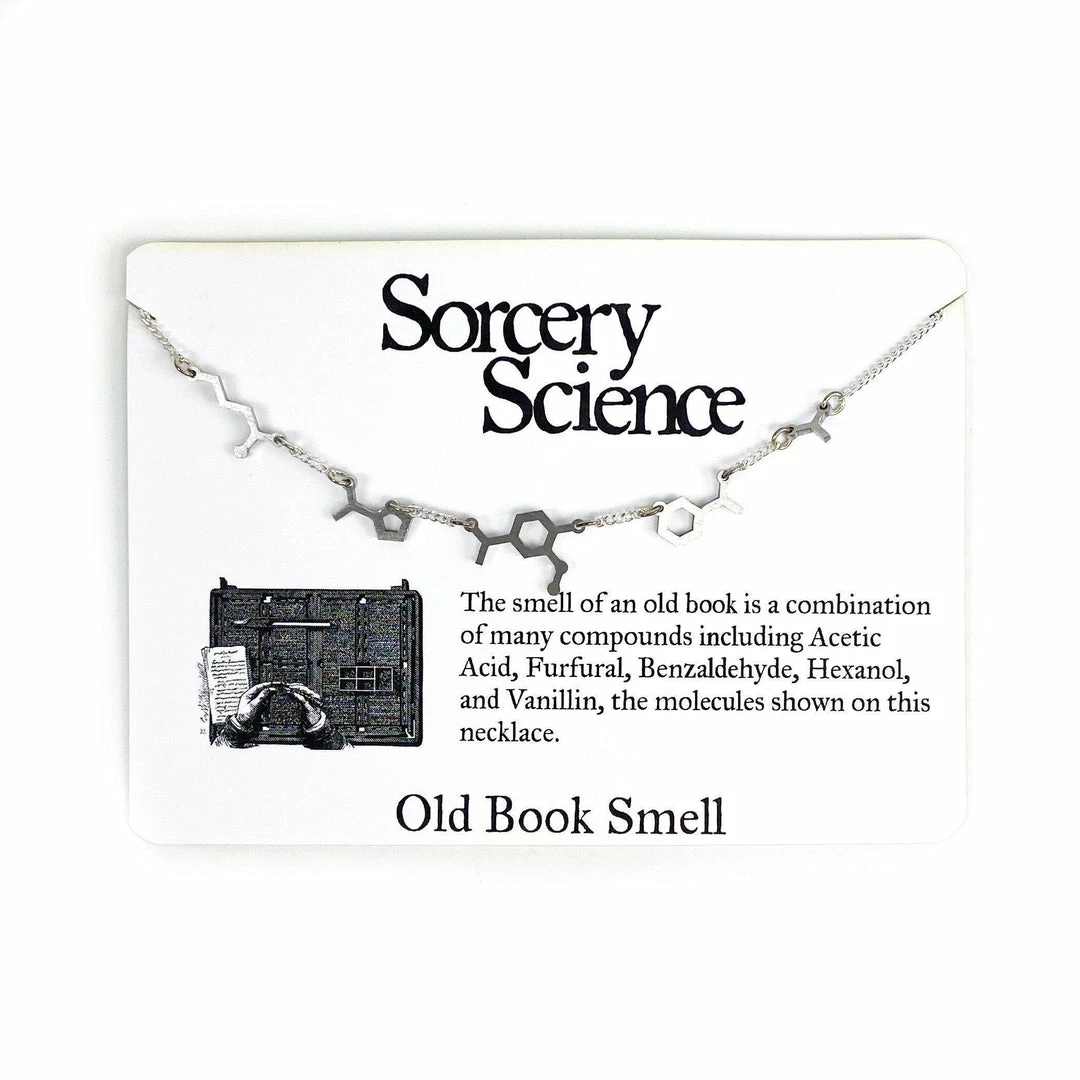 Sorcery Science Necklace: Old Book Smell 3 Sorcery Science Necklace: Old Book Smell