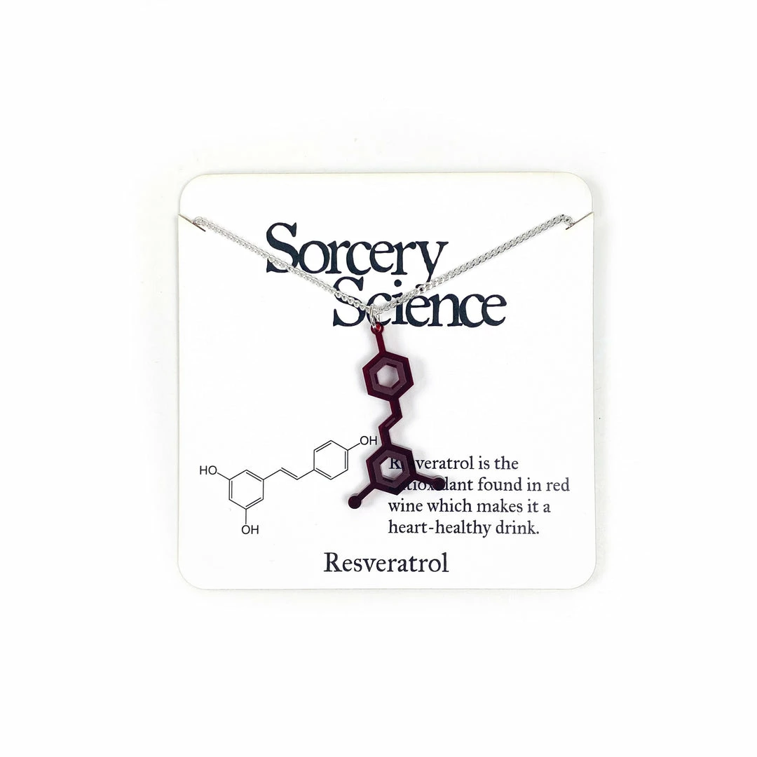 Sorcery Science Necklace: Resveratrol (Red Wine) 3 Sorcery Science Necklace: Resveratrol (Red Wine)