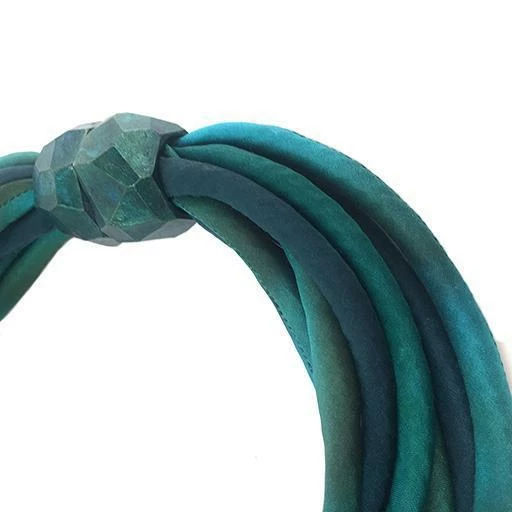 Collections Susan Sanders Silkworm 19": Teal 5 Collections Susan Sanders Silkworm 19": Teal