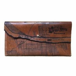 Tactile Craftworks Little Rock Map Clutch