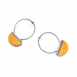 Tara Locklear Earrings: Diam Post Hoops (small) 10 Tara Locklear Earrings: Diam Post Hoops (small)