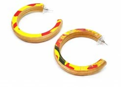 Tara Locklear Earrings: XL 3 Quarter Post Hoops