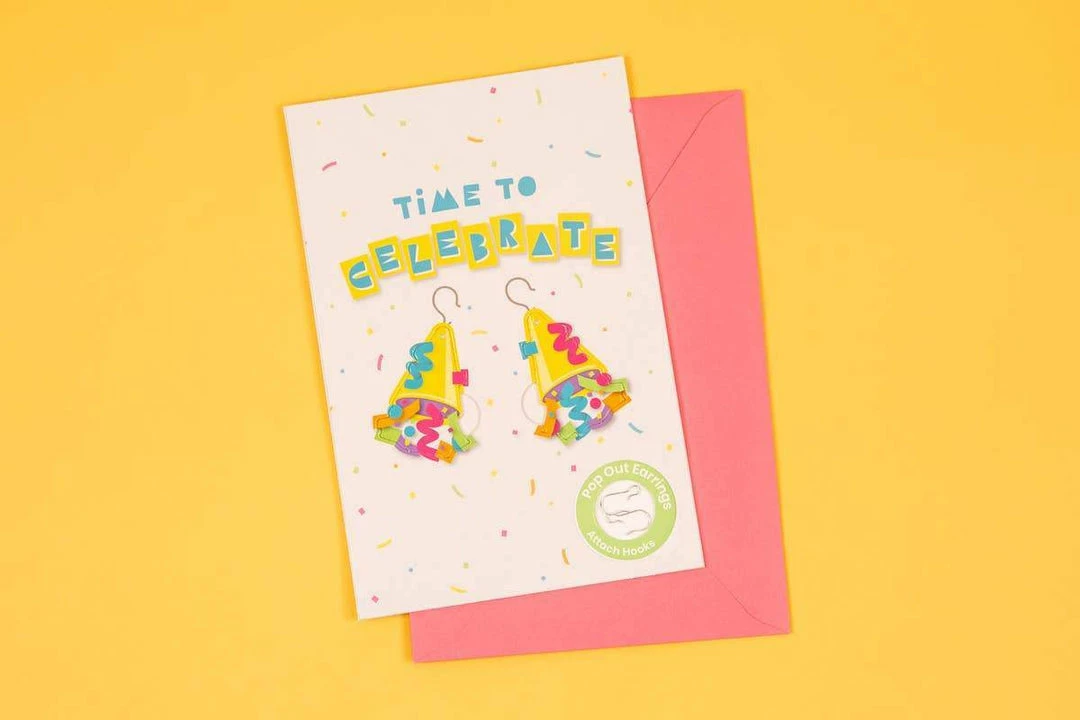 The Super Sassy Pop Out Earring Greeting Card Jewelry 6 The Super Sassy Pop Out Earring Greeting Card Jewelry