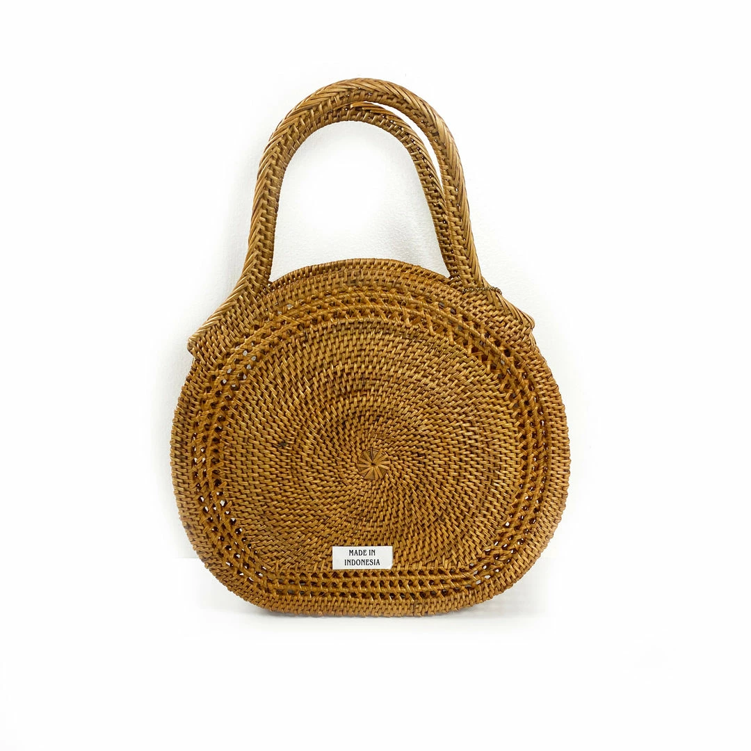 Bags The Winding Road: Round Open Weave Tote 5 Bags The Winding Road: Round Open Weave Tote