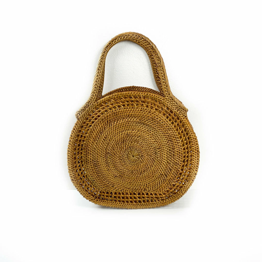 Bags The Winding Road: Round Open Weave Tote 3 Bags The Winding Road: Round Open Weave Tote
