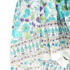 Extras The Winding Road Scarf: Cotton Cherry Print