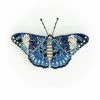 Trovelore Brooch: Blue Calico Cracker Butterfly Jewelry 2 Trovelore Brooch: Blue Calico Cracker Butterfly Jewelry