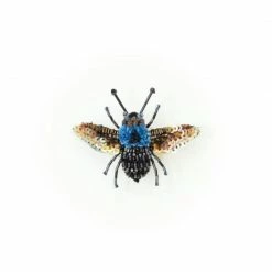 Trovelore Brooch: Blue Carpenter Bee