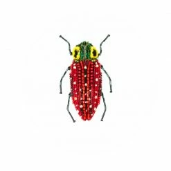 Trovelore Brooch: False Eye Jewel Beetle Jewelry