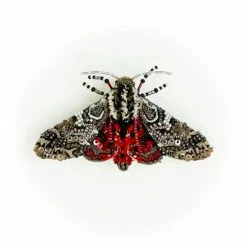 Jewelry Trovelore Brooch: Painted Tiger Moth