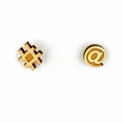[un]possible Cuts Unpossible Cuts Earrings: Signs & Symbols Jewelry
