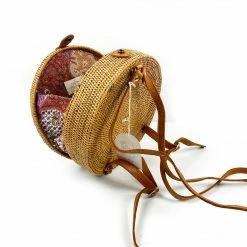 Bags Village Thrive Bag: Round Rattan Backpack