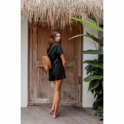 Bags Village Thrive Bag: Round Rattan Backpack 14 Bags Village Thrive Bag: Round Rattan Backpack