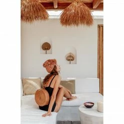 Bags Village Thrive Bag: Round Rattan Backpack 15 Bags Village Thrive Bag: Round Rattan Backpack