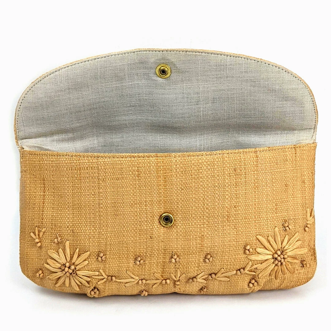 ESSE Purse Museum & Store Vintage 1950s Straw Clutch By Souré NYC 6 ESSE Purse Museum & Store Vintage 1950s Straw Clutch By Souré NYC