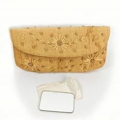 ESSE Purse Museum & Store Vintage 1950s Straw Clutch By Souré NYC 13 ESSE Purse Museum & Store Vintage 1950s Straw Clutch By Souré NYC